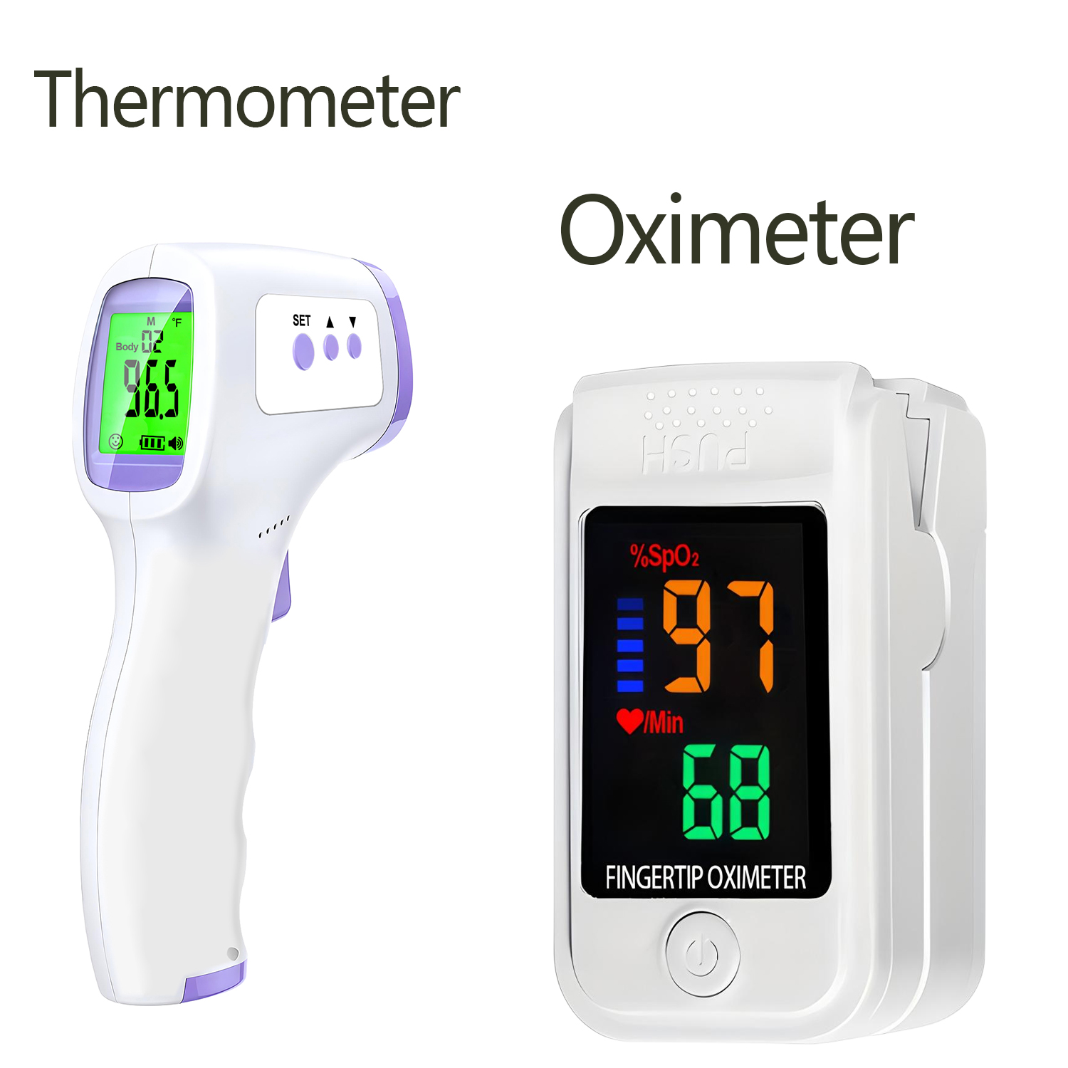 Do Oxygen Meter - Non-contact Digital Infrared Forehead Temperature Electronic