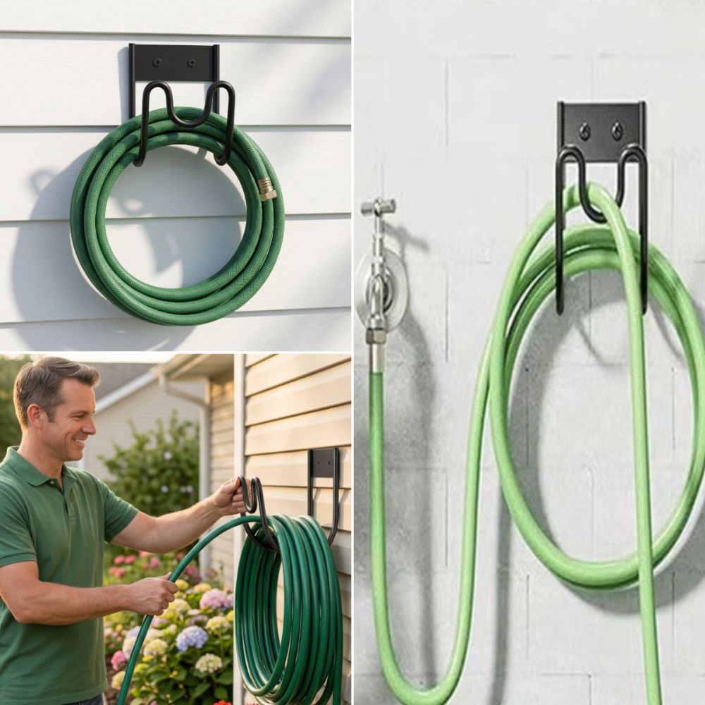 Rust Proof Garden Hose Holder  - Gardena Hose Flex recension och pris